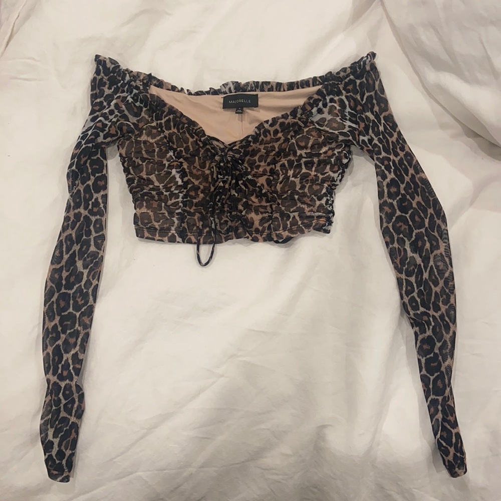 Leopard Crop Top